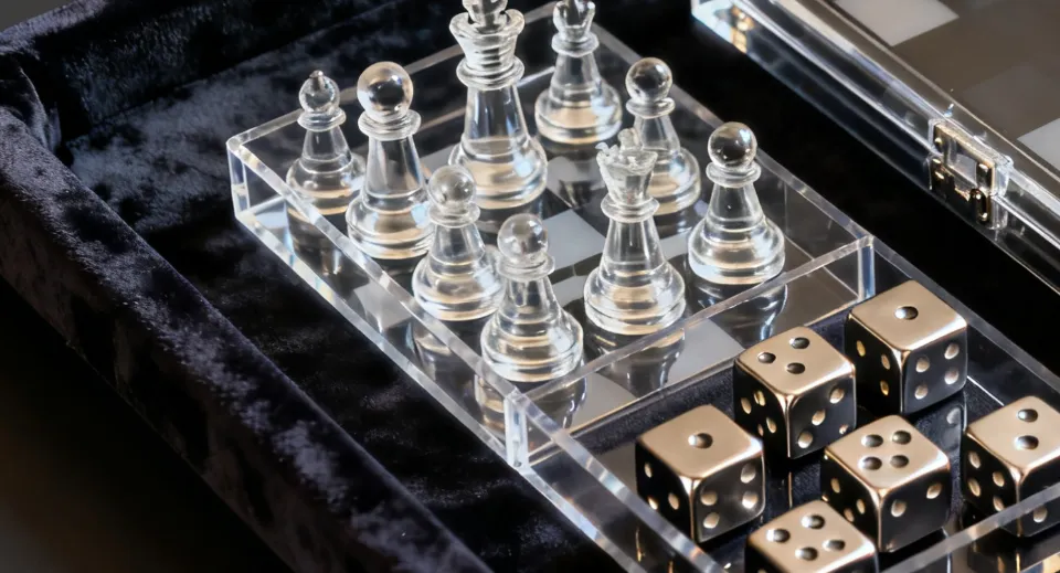 acrylic poker chip trays